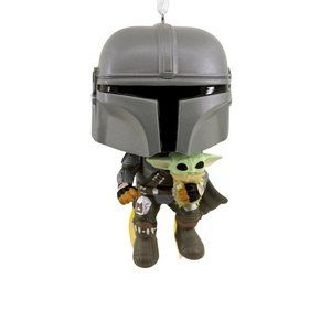 Funko Pop! Star Wars The Mandalorian with The Child Christmas Tree Ornament